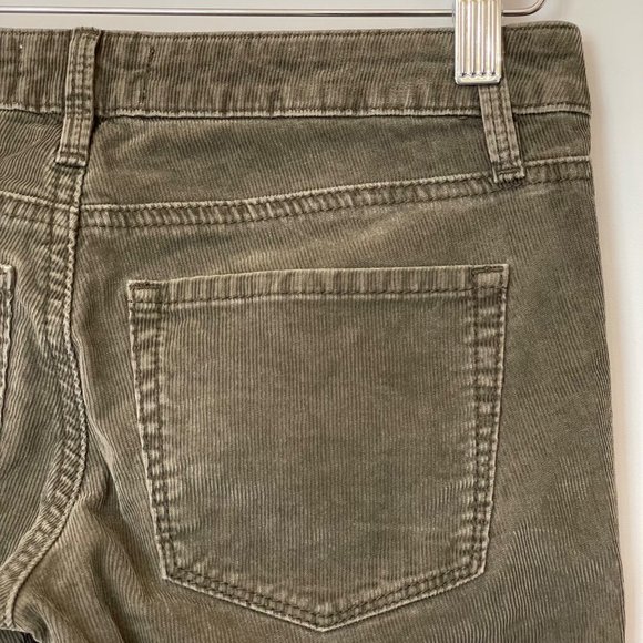 Roxy Womens Juniors Size 0 Corduroy Pants Low Rise Skinny Leg Zip Fly Pockets - Picture 8 of 11
